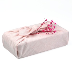 패밀리솝선물포장_핑크색(보자기포장, 카드, 쇼핑백구성)비누원